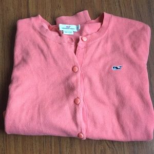 Cute Coral Vineyard Vines Cardigan